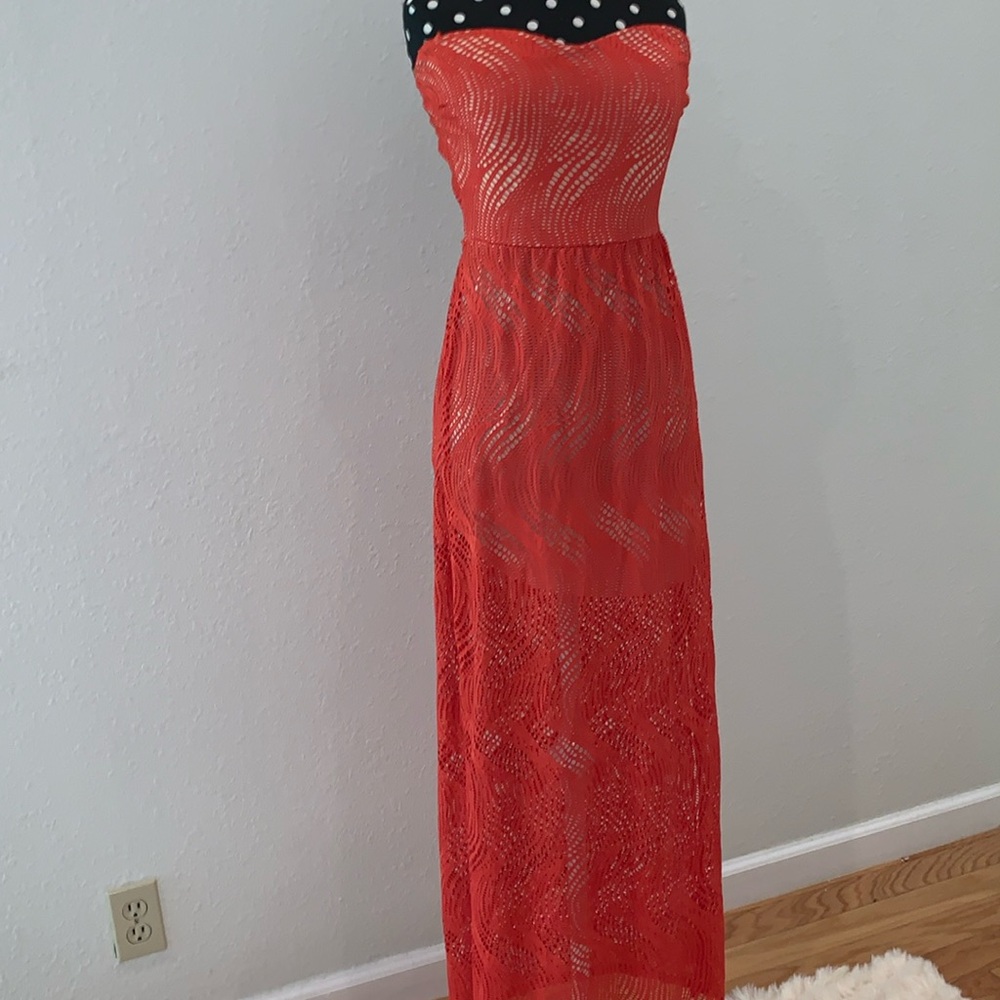 Summer dress with slits